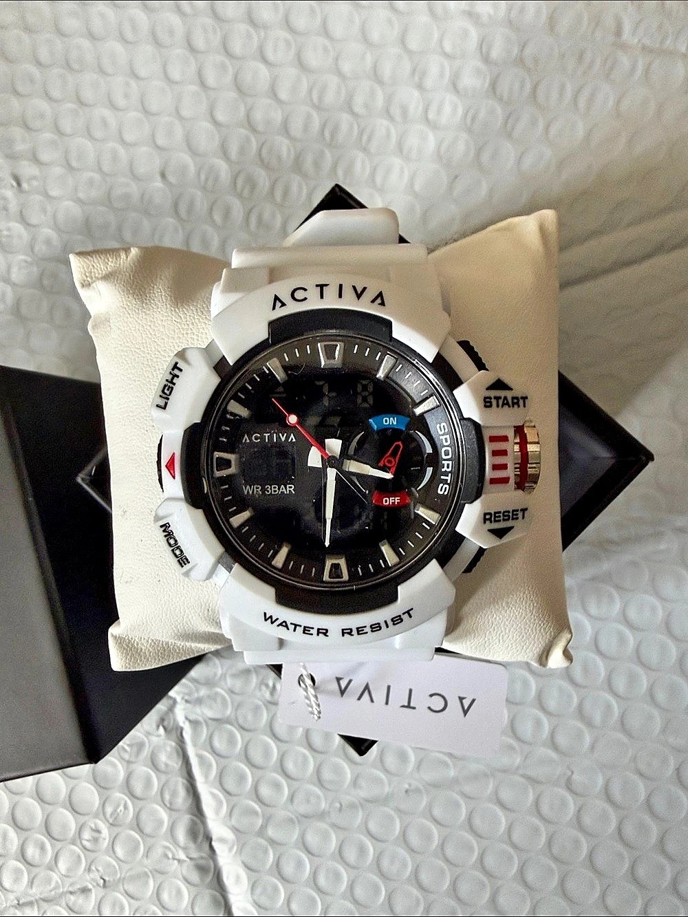 Activa Vord X Invicta Digital Men's Watch - 49mm, White (ACW8043-004)